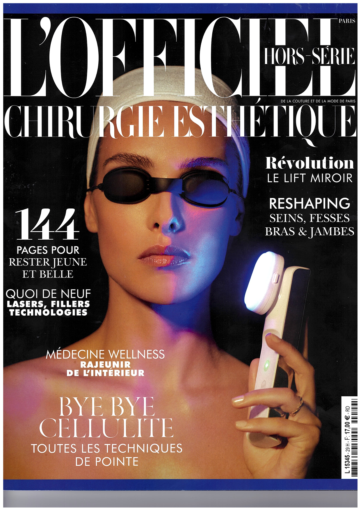 couverture magazine l'Officiel spéciale chirurgie esthétique